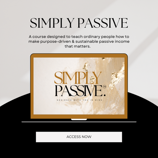 Simply Passive - Digital Marketing Course w MRR